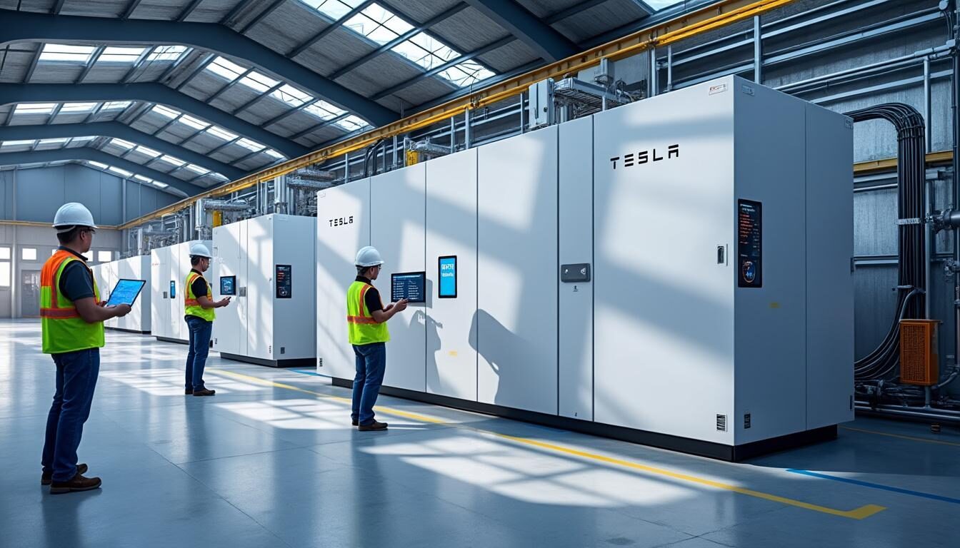 découvrez comment fonctionne le tesla powerpack industriel : ce système de stockage d'énergie innovant permet aux entreprises de gérer efficacement leur consommation, d’optimiser l’utilisation des énergies renouvelables et d’assurer la continuité de l’alimentation électrique.